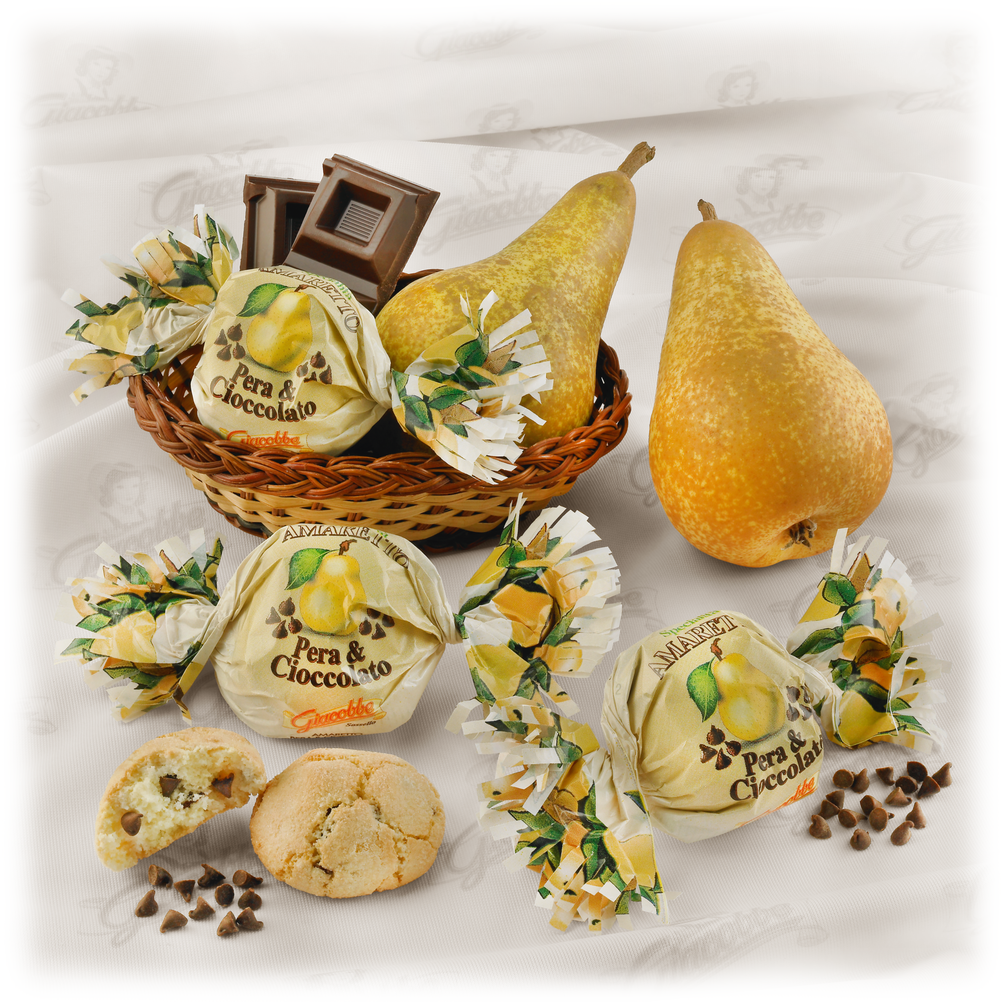 Amaretti Pera e Cioccolato